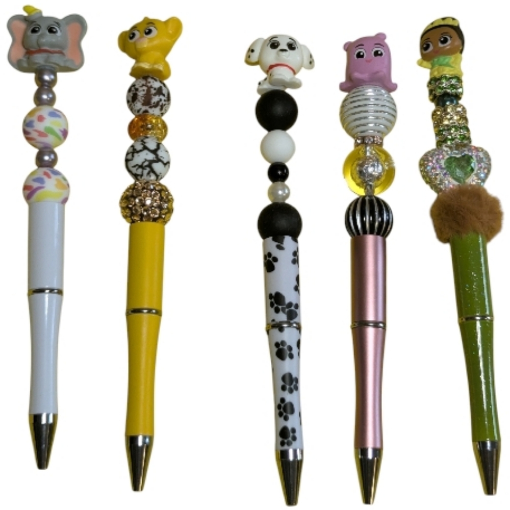 Hand Crafted Disney Doorables Character Pens  NEW